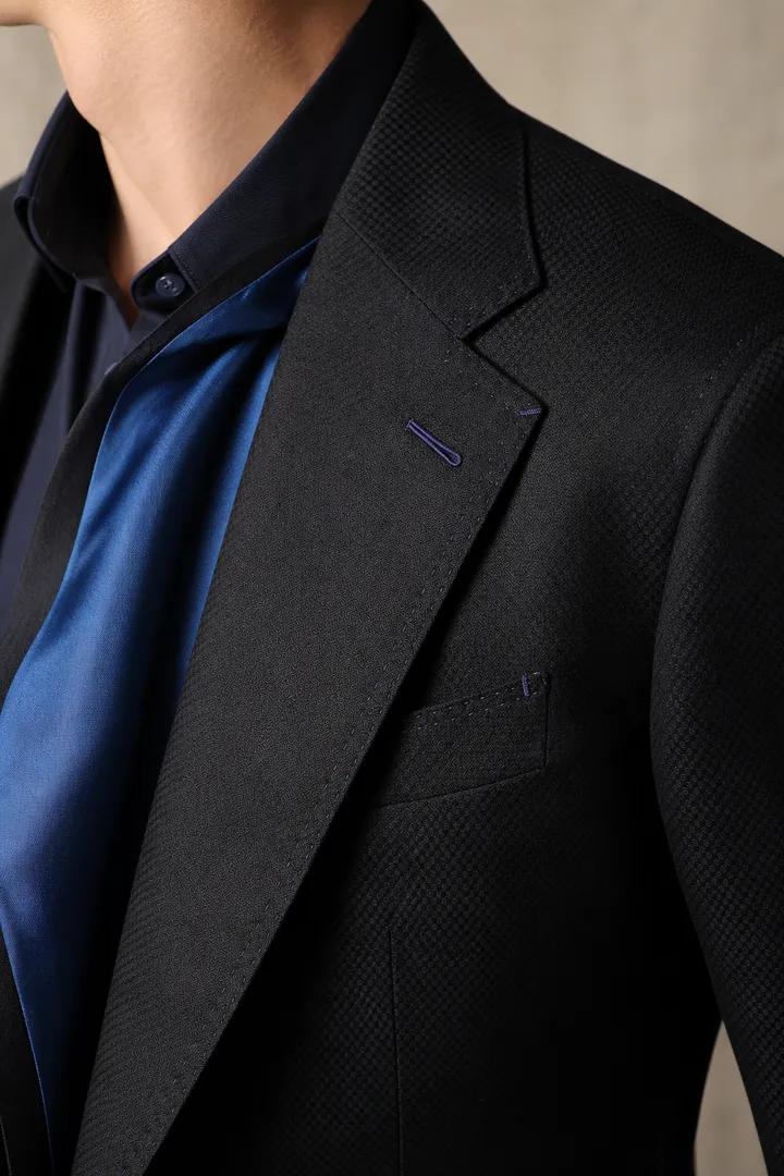 Midnight Textured Suit